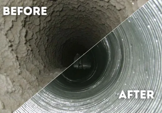 Before and After Duct Cleaning 1